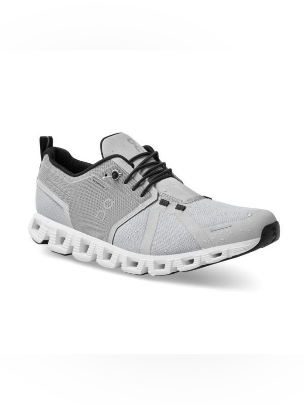 On Running Women's Cloud Shoe - Light Gray & Black